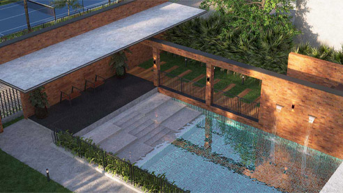 The Woods-villa pool
